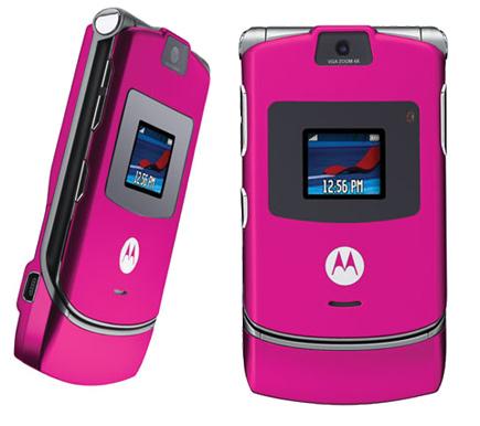 Motorola Pink RAZR V3