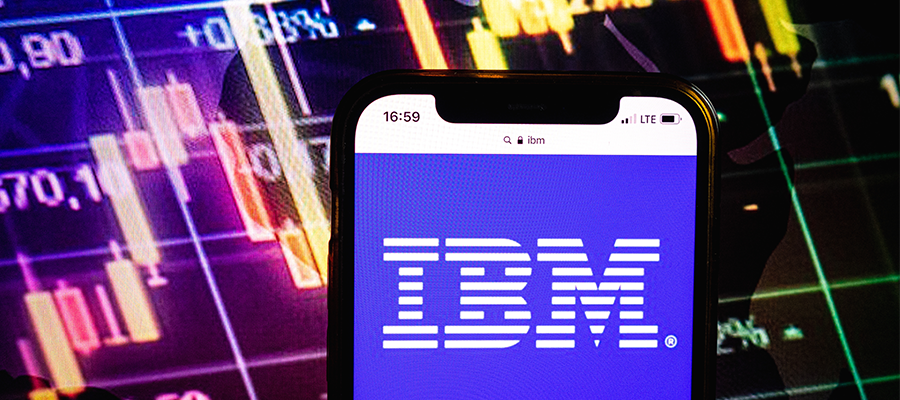 IBM share price drop
